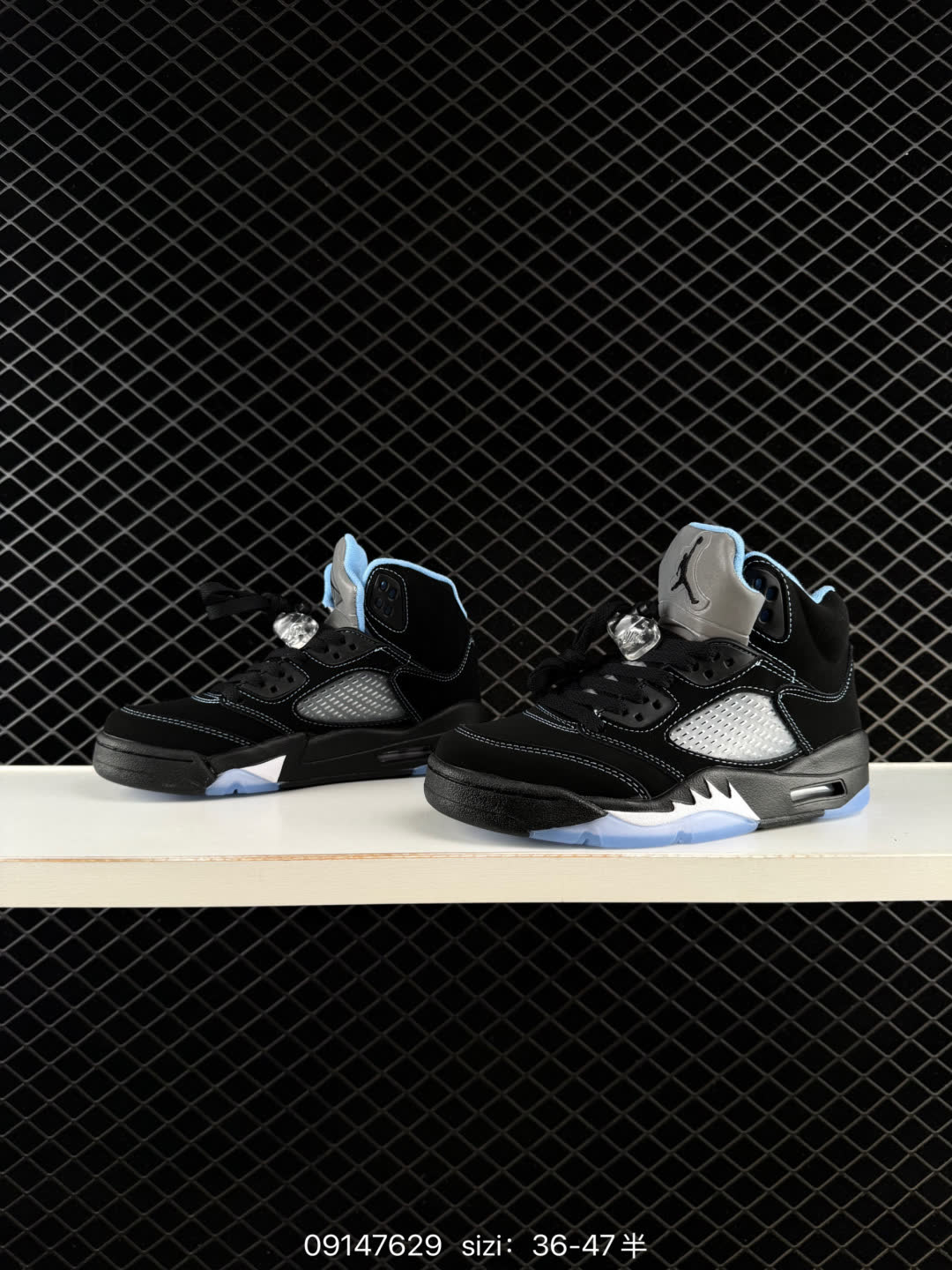 Air Jordan 5 Retro Black University Blue-DD0587-008